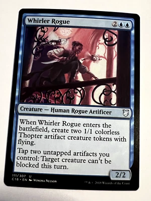 MTG Magic The Gathering Commander 2018 Whirler Rogue Uncommon LP - Image 1 of 2
