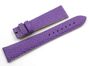 Watch Band Genuine Leahter Viola 20/16mm Hand Made Top Quality Unisex Made Italy - Picture 1 of 4