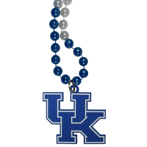 Kentucky Wildcats Mardi Gras Beads Necklace w/ Team Logo - NCAA Cover