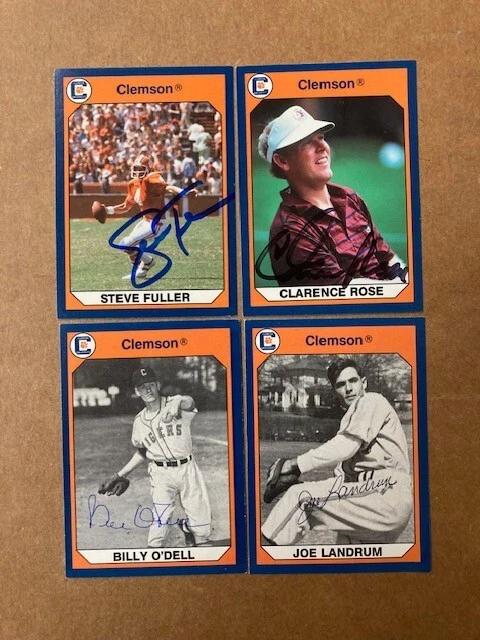Steve Fuller  Signed 1990 Clemson Tiger Card (Auction for 1 Card)w/COA - Image 1 of 1