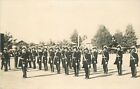 Postcard RPPC c-1910 Men Military uniforms fuzzy hats 23-12442