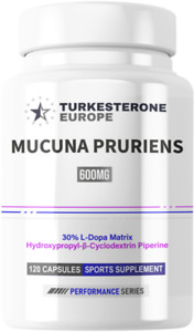 Mucuna Pruriens 30% L-Dopa with HydroPerine™ - 120 Capsules (600mg)