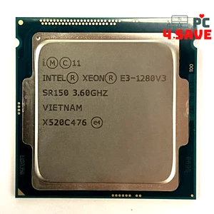 Intel Xeon E3-1280 V3 3.6GHz 4-Core 8MB LGA1150 Server Processor CPU SR150 82W - Picture 1 of 1