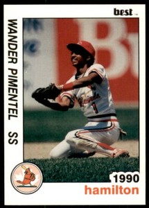 1990 Best Hamilton Redbirds Wander Pimentel #16