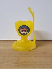 Vintage 2002 Rugrats Chuckie Plastic Egg Cup And Spoon Yellow