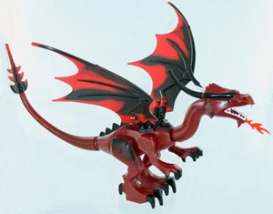 Lego Dragon Fantasy Era 7093 with Dark Red Head Minifigure Big Figure - Picture 1 of 2