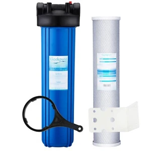 Geekpure Whole House Water Filtration - 20 Inch Big Housing 5 Mic Carbon Filter - Picture 1 of 8
