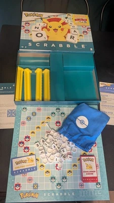 Pokemon Scrabble Board Game Family Game Night Christmas Birthday - Image 1 of 4