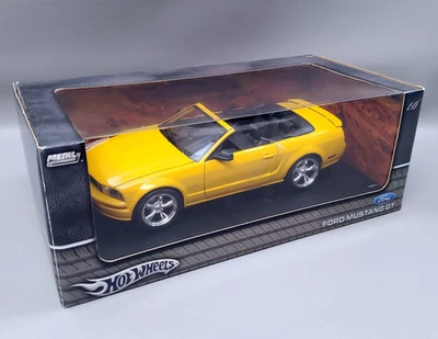 2005 Yellow Ford Mustang GT 1:18 Scale Diecast By Hot Wheels #H3061 - Image 1 of 4