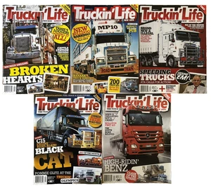 Truckin’ Life Magazine 5 Issues 2012 With All Posters Feb Mar Jun Nov & Annual - Picture 1 of 1