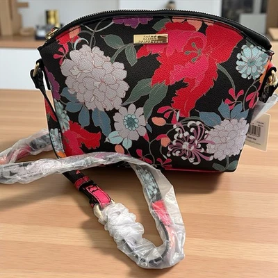 Bolso Bandolera Trina Turk Colorido Estampado Floral Cartera de Hombro Bolso de Mano de Diseñador Foto 1 de 4