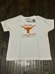 Texas Longhorns NCAA Kids “Future Longhorn” Shirt Color Orange Sz Youth Xs (2) - Picture 1 of 5
