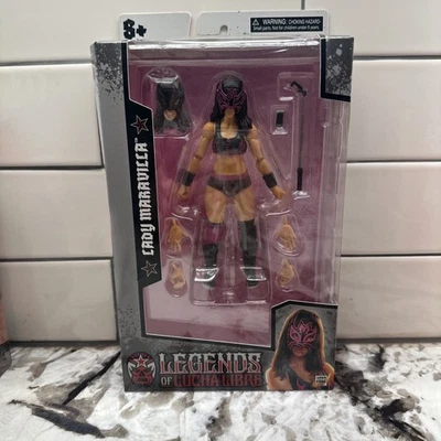 Boss Fight Legends of Lucha Libre Lady Maravilla Wrestling Figure Box Damage - Image 1 of 4