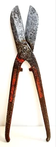 Footprint No12 Metal Tin Snips Shears 300mm Vintage Collectible Rare - Picture 1 of 6