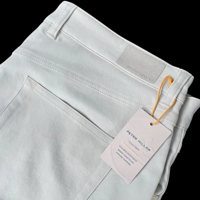 Peter Millar Crown Sport 5 Pocket eb66 Performance Pants Stone 35x30 $168 - Image 1 of 4