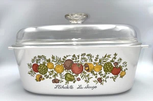 Spice of life, L’Echalote La Sauge, Corning Ware, A-84-B, 4 Quart, HALOGRAM mark - Picture 1 of 18