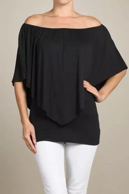 Nuevo con etiquetas Chatoyant 4 vías convertible Top negro TALLA 2XL Resort Crucero Vacaciones NG Foto 1 de 4