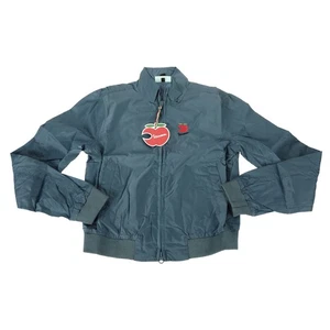 Vespa Green Nylon Bomber Jacket Large - Picture 1 of 6