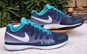 Nike Zoom Vapor 9 Tour Herren Gr. 8 Midnight Navy Schuhe Federer Madrid Open 2015 - Bild 1 von 16