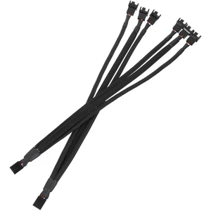 2 Pcs Fan Cable CPU Adapter Convert Extension Cables Motherboard Splitter Case - Afbeelding 1 van 12