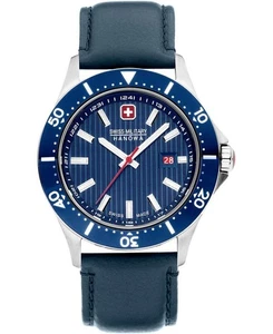 SWISS MILITARY HANOWA Men Analog Quartz Casual Watch Classic Dress Waterproof Sp - Picture 1 of 1