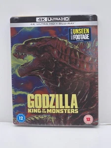 Godzilla King Of The Monsters 4k UHD + Blu-ray UK Exclusive Steelbook New - Imagen 1 de 9