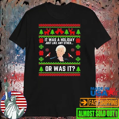 True Crime Ugly Christmas Sweater Party T-Shirt - Image 1 of 4