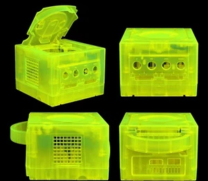 Transparent Yellow Bitfunx - Nintendo Gamecube GCN Replacement Console shell - Picture 1 of 2