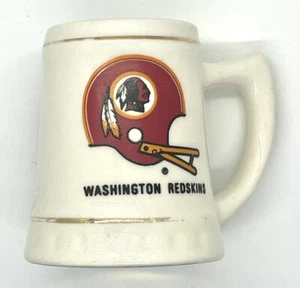 1984 Super Bowl XVIII Miniature Mug Raiders Washington Redskins Tampa - Picture 1 of 8