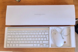 Apple Wireless Keyboard A1314 & Wired Mouse A1152 - boxed - Picture 1 of 7