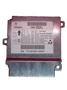 Chrysler 5WK43876 Airbag Control Module ECU OEM 04896822AJ for Dodge Journey 09 - Picture 1 of 1