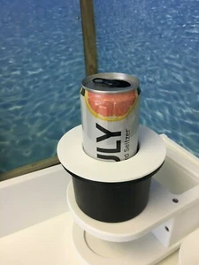 Skinny Can Drop in Drink Holder Ring Slim can starboard WHITE - Picture 1 of 6