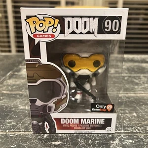 FUNKO POP Doom Marine 90 Underground Toys Game Stop Exclusive - Picture 1 of 5