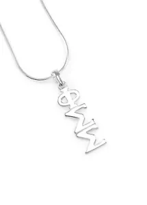 Lavaliere Phi Sigma Sigma de plata esterlina ¡¡NUEVO!!! - Imagen 1 de 1