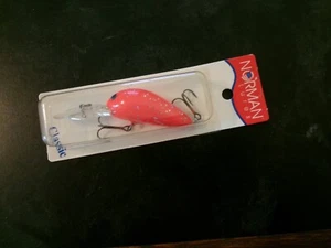 Norman Super Scooper Crankbait Fl Red Silver Glitter - Picture 1 of 2
