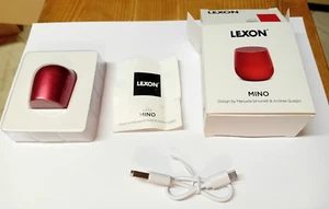 LEXON Mino Bluetooth Speaker 3W ROSSO red design Simonelli Quaglio ricaricabile - Imagen 1 de 1