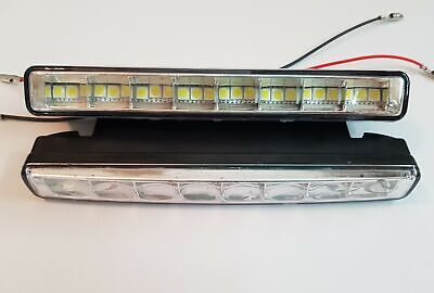 2 Stück LED 12V TAGFAHRLICHT DRL TFL Leuchten Mit E Prüfzeichen Neu Super • 15.90€