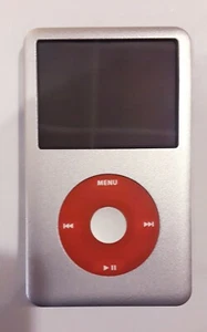 512GB SD IPOD CLASSIC SILVER RED WOLFSON DAC ALUMINIUM METAL FRONT! LOT OF BONUS - Picture 1 of 9