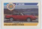 1992 Action Dream Cars 100 2nd Edition 1988 Alfa Romeo Spyder #25 0in6
