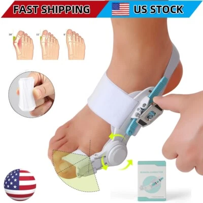 Bunion Fix Toe Valgus Corrector Big Toe Straightener Adjustable for Men Women - Image 1 of 4