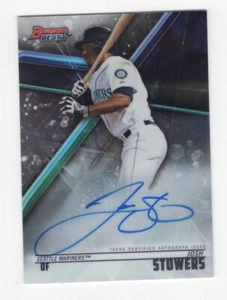 2018 BOWMAN'S MEILLEUR AUTOGRAPHE BASEBALL JOSH STOWERS SEATTLE MARINS - Photo 1/2