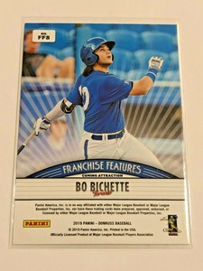 2019 Donruss Baseball Franchise Features - Bo Bichette - Toronto Blue Jays