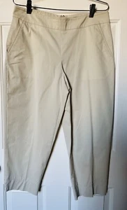 DKNY ESSENTIALS KHAKI PANTS SIZE 12 - Picture 1 of 8