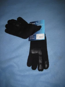 Neu Isotoner Signature Smart DRI solide strukturierte Damen-Skihandschuhe schwarz Einheitsgröße - Bild 1 von 3