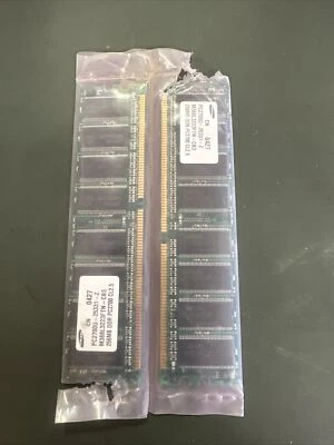 Samsung 256mgb DDR Pc2700 2 Cards - Image 1 of 3
