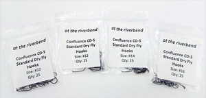 Confluence CD-S Standard Barbless Dry Fly Hooks Sizes #10 - #16 - Bild 1 von 6