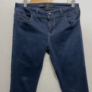Pantalones de mezclilla para mujer Mavi Gold W29 L32 Kerry tiro medio pierna recta azul oscuro - Imagen 1 de 6