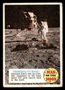 1970 Topps Man on the Moon #92 Tranquility Base VG *d2