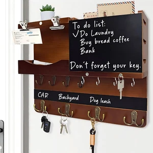 Farmhouse Key and Mail Holder for Wall Decorative, Mail and Key Organizer for Wa - Picture 1 of 12