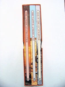 2000 Ed. THE WILD WEST: FRONTIER-GUNFIGHTERS-NATIVE AMERICANS Three Vol. Box Set - Picture 1 of 11